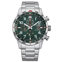 Orologio Citizen Uomo AVIATOR   CRONO in Acciaio CA0791-81X - CA0791-81X